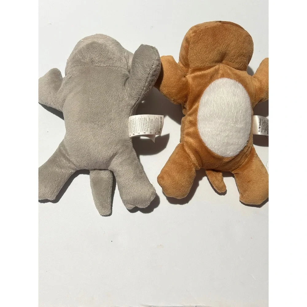 4 Melissa & Doug Plush Animal Lot Tiger Black Lab Dog Puppy Kitten Stuffed Toys